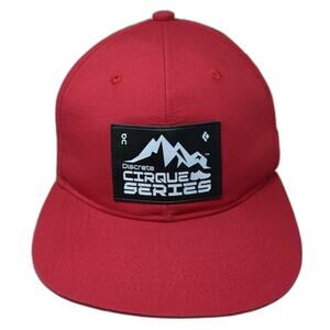 Discrete Snapback Red One Size Hat Cirque Series Black Diamond On Sun Valley